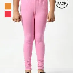 kayu Pack of 3 Girls Leggings with Elasticated Waist-picture-20