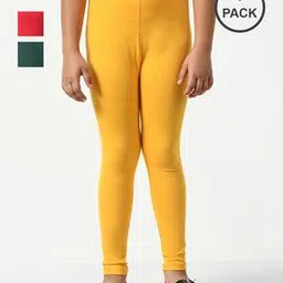 kayu Pack of 3 Girls Leggings with Elasticated Waist-picture-43