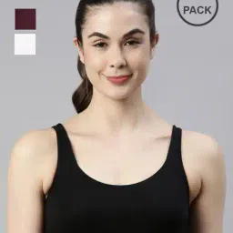 enamor Pack of 3 Full-Coverage Sport Bras image 1