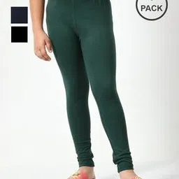 kayu Pack of 3 Girls Leggings with Elasticated Waist-picture-42