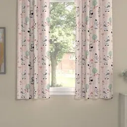 Set of 2 Zebra Print Window Curtains-image-5