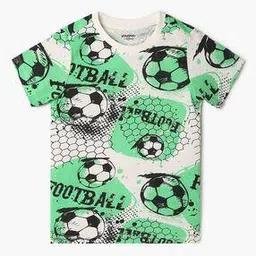 yousta Boys Core Typographic Print Relaxed Fit Round-Neck T-Shirt-picture-24