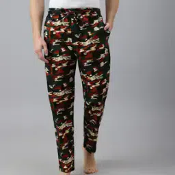 flamboyant Camouflage Print Pyjamas with Elasticated Waist-picture-29