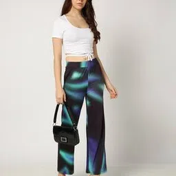 yousta Women Printed Track Pants-picture-22