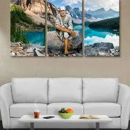 999store Set of 3 Sai Baba Print Wall Art Paintings-picture-17