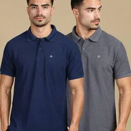 lux parker  Men Cotton Lounge Polo T-shirt-picture-12