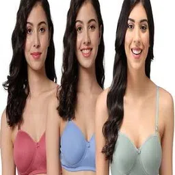 Women Pack of 3 Non-Wired Lightly-Padded Bra-image-16