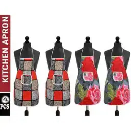 aazeem Set of 4 Cotton Aprons-picture-19