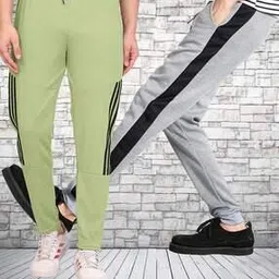 Pack of 2 Men Mid Rise Track Pants  -image-2