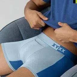xyxx Men Pack of 2 Colourblock Trunks-picture-12