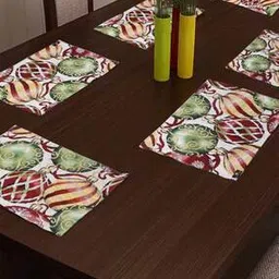 arrabi Set of 6 Printed Cotton Blend Table Mats-picture-29