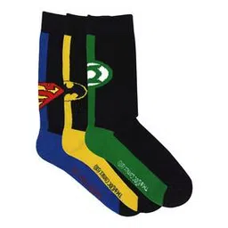 balenzia Pack of 3 Superhero Pattern Mid-Calf Length Socks-picture-52