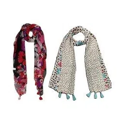 stole villa Women Floral Cotton Scarf -picture-15