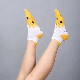 dollar Pack of 3 Graphic Print Liner Socks-picture-45