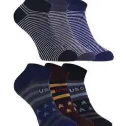 usoxo Men Pack of 6 Everyday Ankle Length Socks-picture-22
