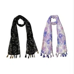 stole villa Women Floral Cotton Scarf -picture-29