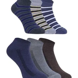 usoxo Men Pack of 6 Everyday Ankle Length Socks image 1