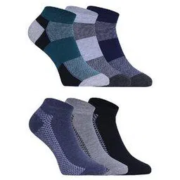 usoxo Men Pack of 6 Striped Knitted Socks-picture-26
