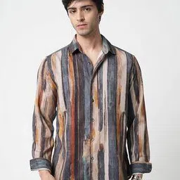 vastrado Men Striped Slim Fit Shirt-picture-30