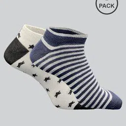 trazo Pack of 2 Women Graphic Print Socks-picture-19