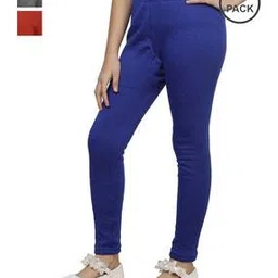 indiweaves Pack of 3 Leggings with Elasticated Waist-picture-18