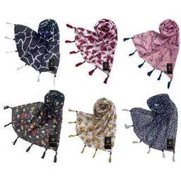 letz dezine Pack of 6 Women Printed Scarves-picture-18