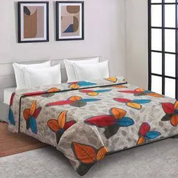 good homes 110 TC Leaf Print Double-Size Duvet Cover-picture-33