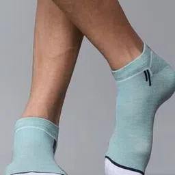 dollar Pack of 3 Striped Ankle-Length Socks-picture-24