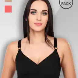 clothonics Women Pack of 3 Non-Wired T-Shirt Bra-picture-52