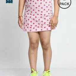 pixie n prince Pack Of 2 Girls Floral Skirt-picture-25