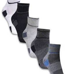 dollar Men Pack of 5 Striped Ankle-Length Socks-picture-40