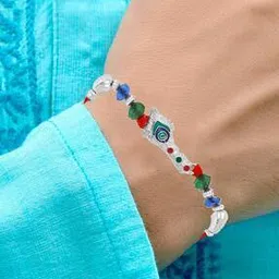 om jewells RK1000397 Beaded Rakhi Bracelet-picture-34
