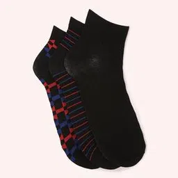 Men Pack of 3 Printed Ankle-Length Socks-image-25