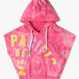 yousta Girls Tie & Dye Relaxed Fit Hooded T-Shirt-picture-11