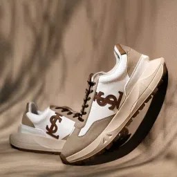 louis stitch Men Lace-Up Round-Toe Sneakers image 1