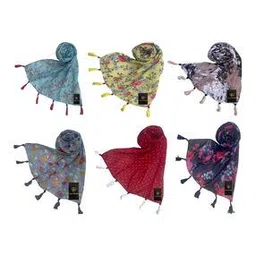 letz dezine Women Pack of 6 Floral Stole-picture-32