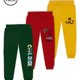 j & jp Pack of 3 Typographic Print Joggers with Elasticated Waist-picture-44