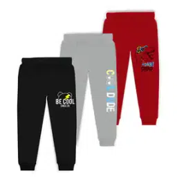 j & jp Pack of 3 Typographic Print Joggers with Elasticated Waist-picture-42
