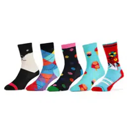 rc. royal class Kids Pack of 5 Printed Mid-Calf Length Socks-picture-36