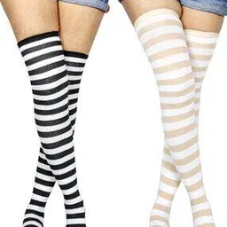 neska moda Women Stripes Stockings-picture-29