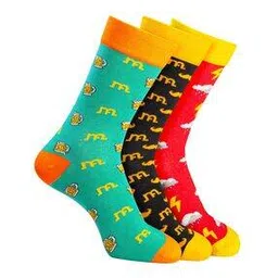 man arden Pack of 3 Printed Mid-Calf Length Socks-picture-48