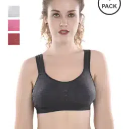 styfun Women Pack of 4 Non-Wired Sports Bras-picture-26
