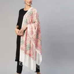 weavers villa Abstract Shawl with Tassels-picture-45