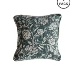 Set of 5 Floral Print Cushion Covers 16" x 16"-image-15