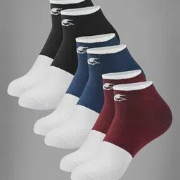 brucella Pack of 3 Ankle-Length Socks-picture-30