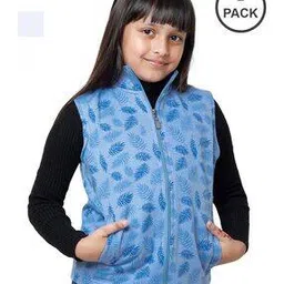 pixie n prince Girls Pack of 2 Leaf Print Harrington Jackets-picture-28