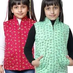 pixie n prince Girls Pack of 2 Floral Print Harrington Jackets-picture-29