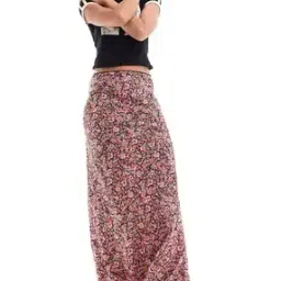 miss selfridge Women Selfridge Floral Maxi A-Line Skirt-picture-40