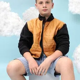 instafab Zip-Front Colourblock Jacket-picture-34