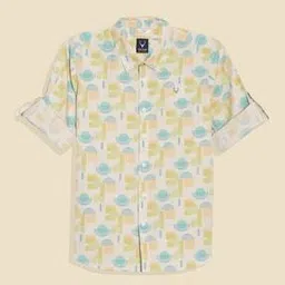 allen solly Boys Regular Fit Shirt with Spread Collar-picture-27